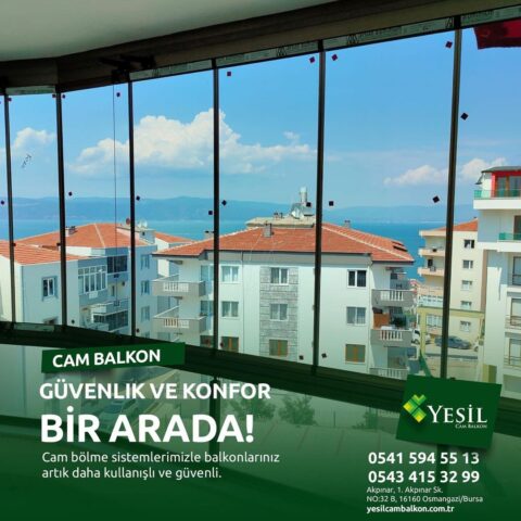 Isıcamlı cam balkon - Yeşil Cam Balkon